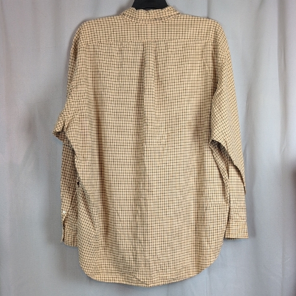 Ralph Lauren Men's Beige Checkered Shirt - Picture 2 of 4